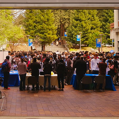 A snapshot of the Corporate Partners' Student Job Fair