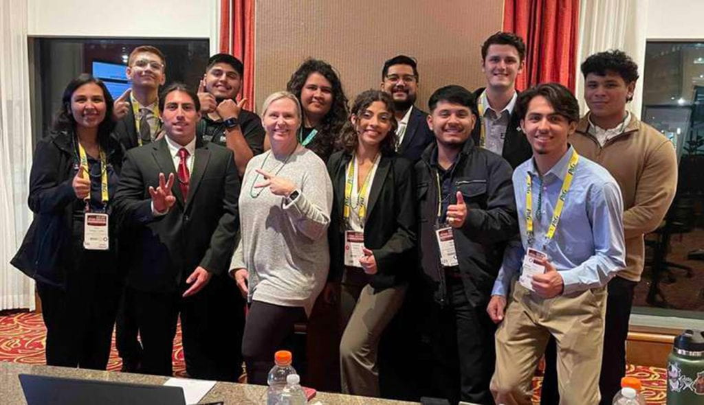 UC Merced engineering students earned interviews and job offers at a recent conference.