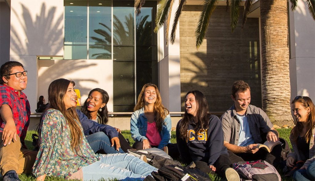 a group of UCSB students